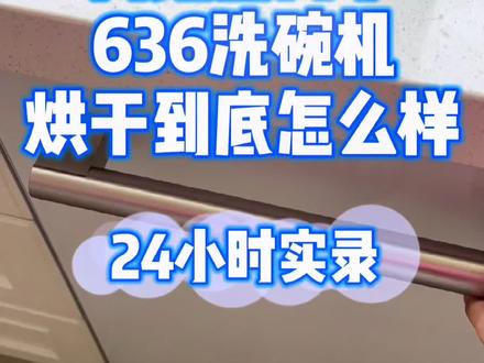 要买#洗碗机 的一定要看完,网红西门子636的水渍24小时真实记录,我超后悔,请谨慎考虑! #618狂欢一夏