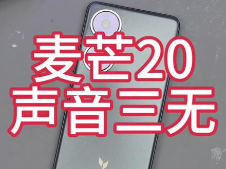 麦芒20声音三无#手机维修 #二手机 #保定 @蓝天艺校