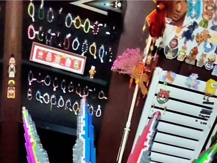 无畏契约怜悯之刃立体拼豆,四个颜色,粘连教程#拼豆 #无畏契约 #三角洲行动 #无畏契约拼豆 #打瓦