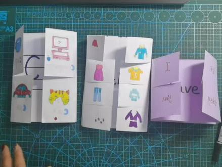 寒假了,分享一些实用的东西给大家哦。这款简单的手工翻翻书让孩子们学起来!多功能使用哦!#手工diy #英语老师 #教具制作 #英语资源 #幼师必备