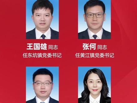 东莞四镇党委书记调整 #东莞 #人事 #东莞人事 #广东