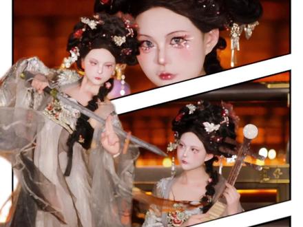 一个一个梦飞出了天窗 #汉服妆造 #换头了换头了 #洛阳旅游