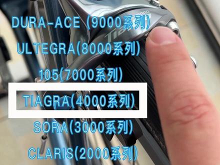 聊聊shimano的变速系统~tiagra的语源出处,是啥意思,定位等等#公路车 #自行车 #变速 #tiagra套件 #shimano #知识分享