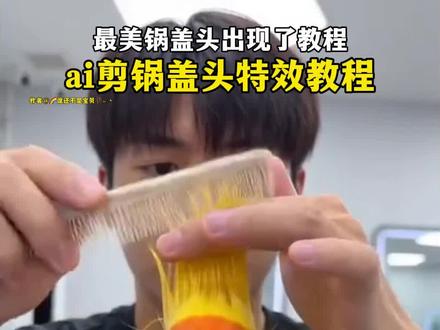 ai剪锅盖头特效教程 #最美萌宠锅盖头出现了 #ai剪锅盖头 #鹦鹉锅盖头 #萌宠锅盖头 #锅盖头