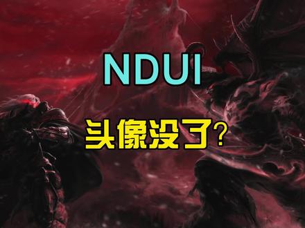 #魔兽世界 #巫妖王之怒 NDUI头像不显示?还好坐镇金城四