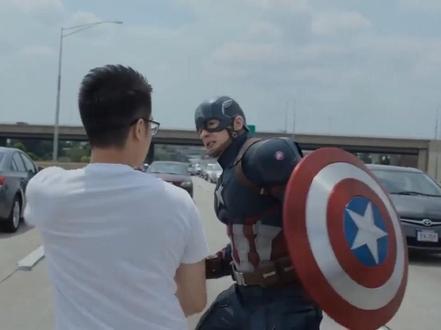 2026年Ai的进化太恐怖了。。#高难度动作 #漫威 #美国队长 #seedance