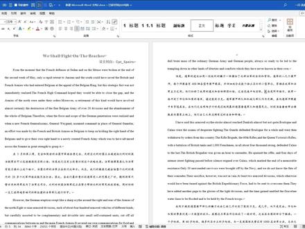 如何把双语文档转为逐段翻译的格式 #word #翻译 #wps