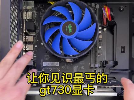 让你见识最丐的730显卡长啥样!#电脑 #电脑配置 #显卡 #组装电脑 @DOU+小助手