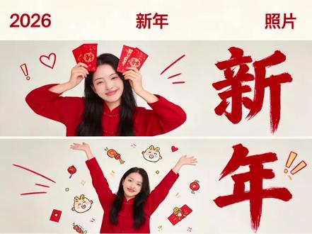 新年四宫格写真照豆包指令来了!过年就这样发朋友圈!#豆包p图 #豆包ai #豆包P图已经nextlevel了 #豆包 新年写真照 新年写真指令