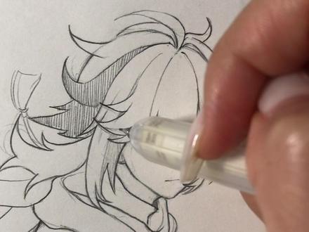 咱就是浅画一个#枫原万叶 #绘画教程