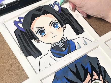 小情侣就是很萌啊 总算轮到小葵啦,下期还想看我画谁呢
本期🖌️恩米小黑盒 #鬼灭之刃#恩米小黑盒 #伊葵CP #丙烯马克笔绘画 #伊之助