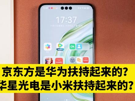 京东方是华为扶持起来的?华星光电是小米扶持起来的? #华为 #小米