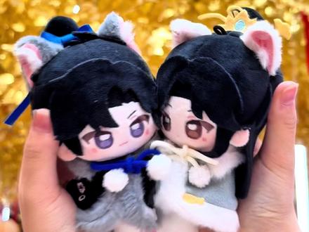 二哈和他的白猫师尊娃娃也太可爱了吧,二哈姐开启养娃模式 #二哈和他的白猫师尊 #楚晚宁 #墨燃 #棉花娃娃