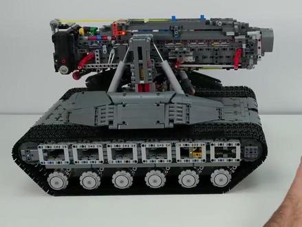 天才玩家带你制作复杂乐高坦克模型制作#玩具 #模型 #积木