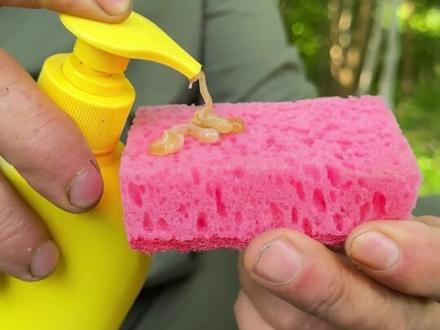 户外懂得搞清洁,荒野也能光鲜亮丽 #清洁 #荒野求生