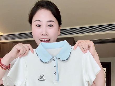 时尚气质版型超正polo衫短袖 女儿穿上清新显白太好看了#女童polo衫 #女童短袖t恤 #女童学院风短袖 #轻薄透气 #中大童女孩衣服推荐