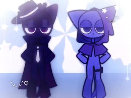 布莱克和杰文两只小猫咪 #二次元 #节奏盒子