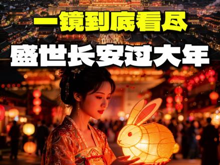 一镜到底看盛世长安过年场景 | 附详细教程 今天分享一期如何制作盛世长安过年场景视频的教程;
1、首先,准备一张盛世长安的场景图,也可以自己的生成一张;
2、选择一张满意的场景图,在小梦梦图片4.五,输入以下提示词,生成各个角度的大场景图片;
请分析这张照片的场景、环境、光线、氛围和视觉风格。 基于这个场景,生成10个不同角度的镜头视角的图片。
保持所有分镜图的风格,场景,光线、氛围的一致性;
3、再让它继续生成更多中近景的场景图;
4、选择合适的图片进行重新排序和高清放大;
5、用视频3.🈚pro首尾帧,把分镜图做成视频就可以了;#即梦ai
#盛世长安 #AI教程 #非遗里的中国年 #AI视频