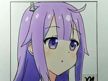 今天画碧蓝航线独角兽#独角兽#绘画教程