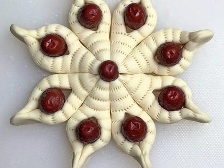 枣花馒头这样做太好看了 #花样面食制作 #面食分享 #枣花馍