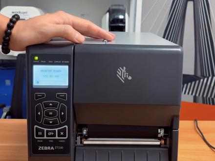 斑马ZT230工业打印机显示屏操作教程!!!#斑马打印机 #不干胶标签 #条码打印机