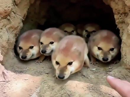 好多可爱的小刀盾!#我的刀盾 #AI创作浪潮计划 #柴犬幼犬 #户外探险 #萌宠