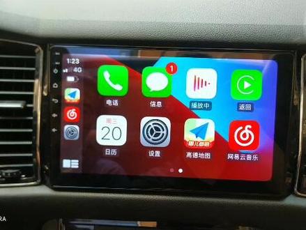 #斯柯达科迪亚克 #苹果Carplay#安卓大屏导航 #酷尚汽车影音