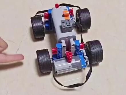 乐高编程🥰六岁蛋蛋的攀爬四驱车~ #乐高 #编程 #四驱车 #儿童玩具 #电动车