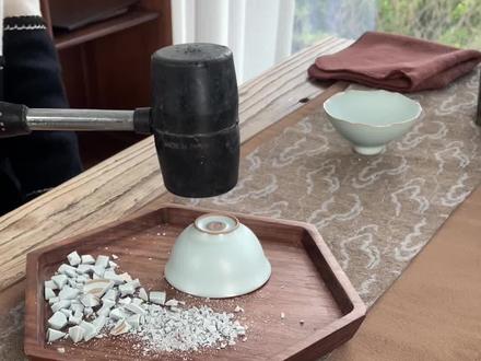 好的汝窑茶具材质用料是什么样的呢?#茶具 #召唤茶友 #汝窑#青澹汝窑 #茶具好物推荐