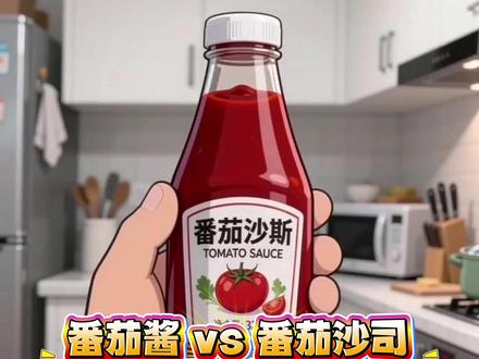 番茄酱?番茄沙司?区别可大了 #动画 #玖小月厨小房 #科普 #厨房小技巧