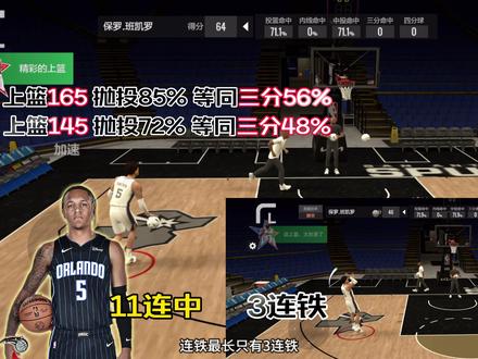 上篮竟然等于三分。 颠覆街头格局,优化版“金鸡独立”教程,让你100%触发超级抛投。同时为你揭秘超级抛投的真实命中率。#美职篮全明星 #NBA2K手游创作者激励计划 #NBA2K随乐 #游戏人有自己的年货 #2K手游巨星陈列室杜兰特破空而来