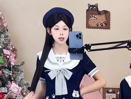 【仓鼠日记】喵太原创正版JK制服水手服长短袖学院风百褶裙花边套装#学院风穿搭 #水手服 #jk制服 #百褶裙 #日系风
