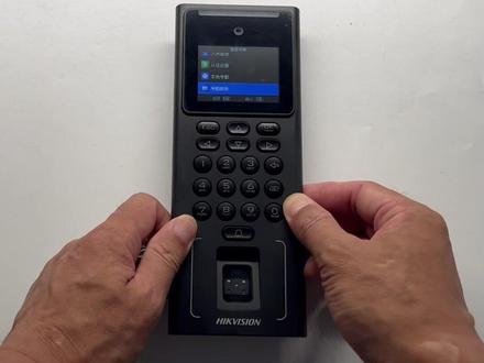 海康2.4寸人脸指纹一体机(DS-K1T321MF)如何添加指纹#海康人脸识别 #海康人脸识别门禁 #门禁系统