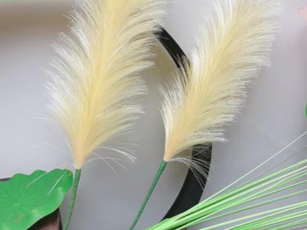 落地芦苇花教程#手工 #手工diy #原创作品 #diy #纯手工打造 @DOU+小助手