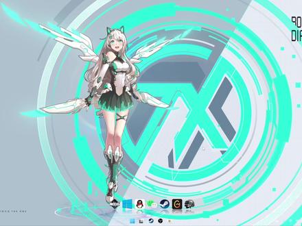 桌面美化攻略来了 #天选6Pro #华硕天选 #华硕