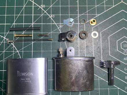 #朗森打火机 煤油磕头打火机维修火轮卡死无法转动使用#朗森打火机维修 #煤油打火机维修保养 #维修各类打火机