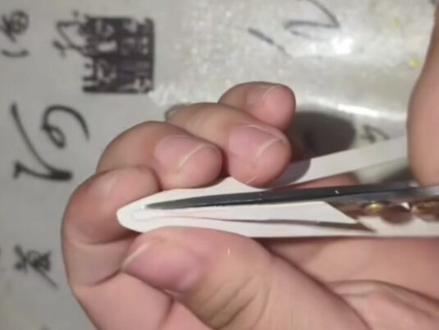 缠花单独扇框部分的教程#缠花教程