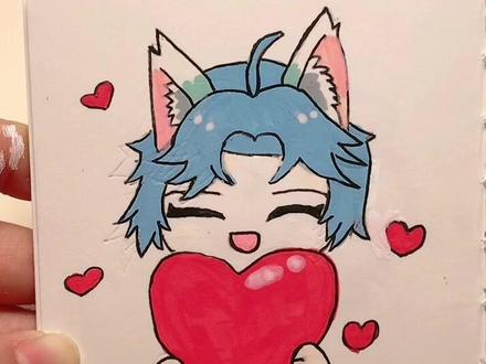 #画画使我快乐 #一起学画画 #漫画 挑战100天成为绘画博主第17天可爱的漫画小人,有人知道他的名字吗?