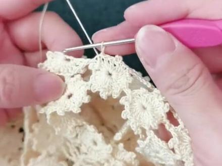 梅花衣教程16(和袖子)#钩针编织 #钩织教程 #钩针