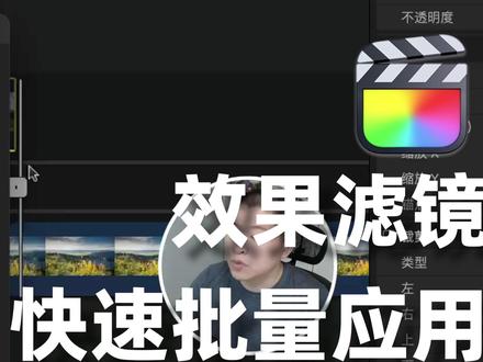 【FCP干货】批量应用效果滤镜 #FinalCutPro #fcpx教程 #干货分享
