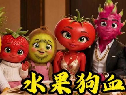 水果短剧剧情番茄和火龙果 每天拆解一个爆款Ai视频#AI#创业#短视频#Seedance2#水果狗血剧#水果的故事#水果拟人#教程分享