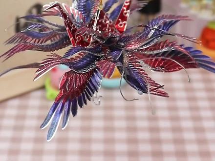 我的“本命星座”小金牛千愿鹤金属拼图出来了,是帅气还是痞气?#金属拼图 #拼装模型 #拼酷 #千愿鹤 #金牛座 #千鹤千愿 #手工