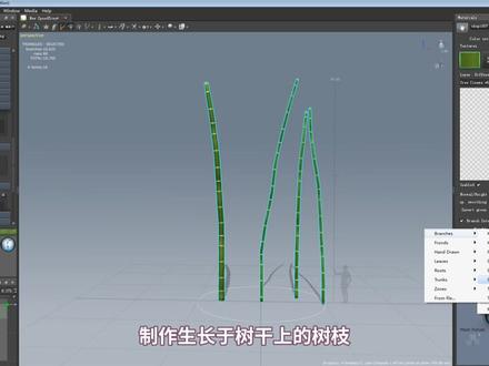 SpeedTree植物软件制作竹林#影视特效#特效#动画#效果图#设计#植物#竹子#建筑动画#3d#3dmax#vr#vray#ae