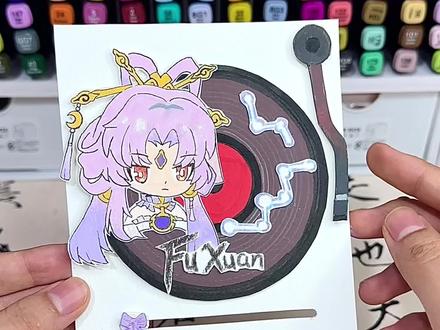 自制插画音乐卡片 #手工 #崩坏星穹铁道