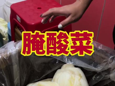 @抖音创作者中心 @抖音小助手 @#我要上热门 #腌酸菜 #腌酸菜不烂的方法 #腌酸菜的家常做法