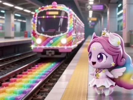 极光萌可上糖果地铁🚇 #极光萌可 #王子萌可 #奇妙萌可第六季 #奇妙萌可简笔画 #奇妙萌可之闪耀流星