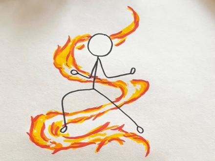 生气的火柴人怎么画? 火柴人简笔画教程#简笔画教程#火柴人#火柴人简笔画#火柴人