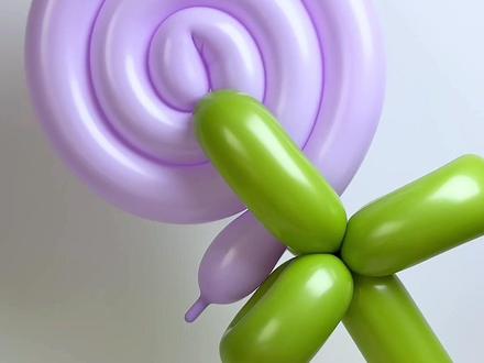 🍭棒棒糖教程🍭 两毛钱快乐来了✌🏻一看就会的棒棒糖教程 #气球教程 #一学就会系列#亲子手工 #内容启发搜索 #气球造型 @DOU+小助手