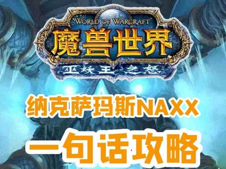 #魔兽世界怀旧服 #巫妖王之怒 纳克萨玛斯NAXX一句话攻略3——胖子区#魔兽世界