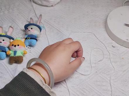 疯狂动物城|尼克跟钩也来啦!#钩织 #钩织教程 #织女 #疯狂动物城 #尼克狐尼克和朱迪